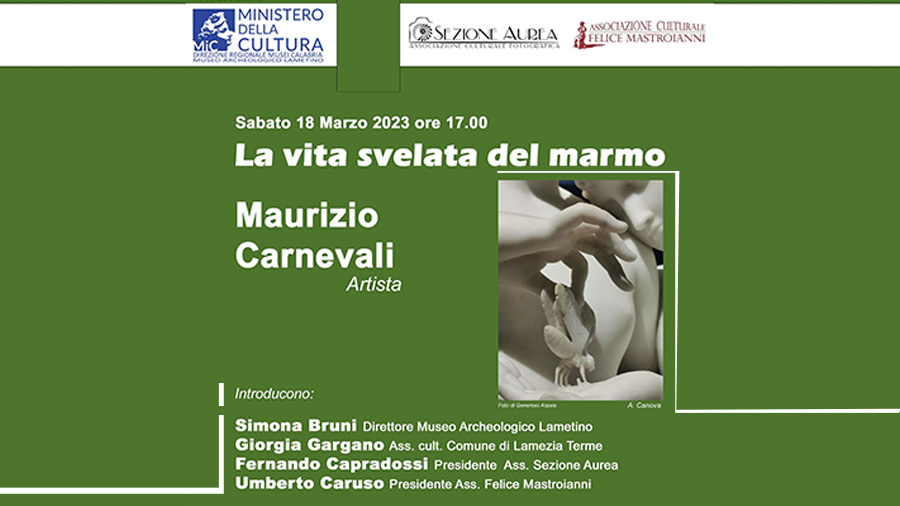 ‘La vita svelata del marmo, un omaggio al Canova’ al Museo archeologico lametino